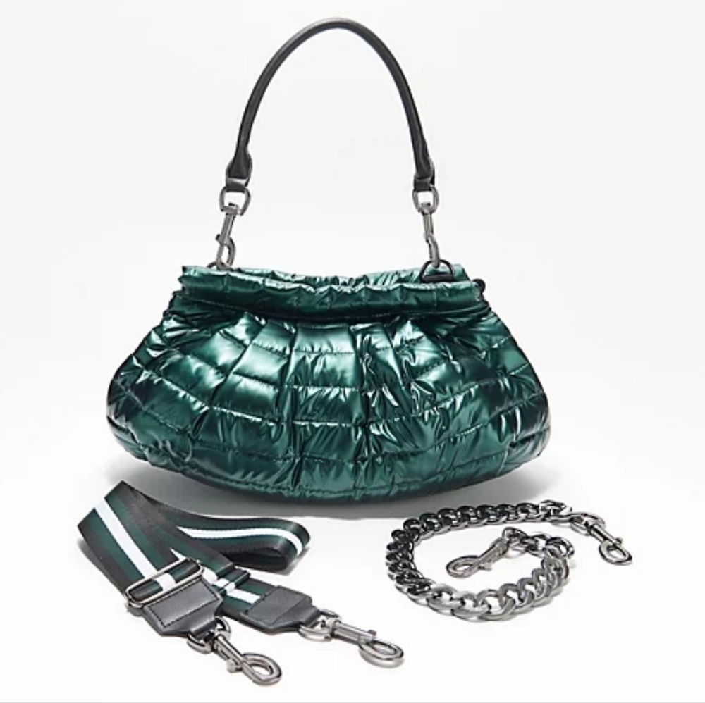 Think Royln Convertible Nylon Tote with Chain - Carrington